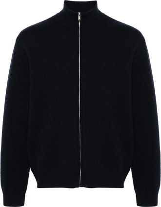 Nanushka Poval zip-up wool cardigan - men - RWS Merino Wool - L - Blue