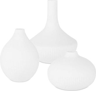 Uttermost Set Of 3 Apothecary Satin Vases