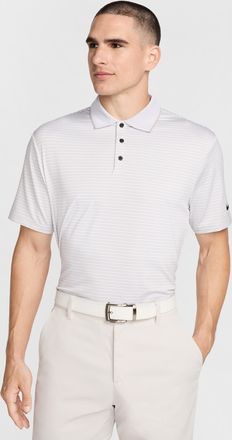 Nike Mens Tour Dri-FIT Striped Golf Polo in White | FZ7479-100