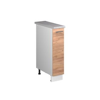 Vicco Mueble De Botica Fame-line, Roble Dorado/blanco, 20 Cm, Et M&aacute;rmol, Vicco