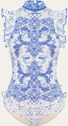 Aqua Blu Australia Sylvie Frill One-Piece Swimsuit