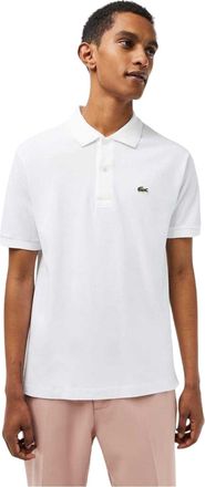 Lacoste Klassiek poloshirt met korte mouwen voor heren (Wit)
