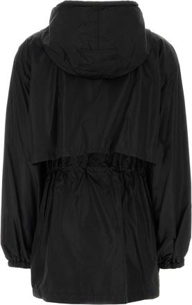 Burberry Womens Black Nylon Windbreaker Exterior: Giacche E Gilet Jacket