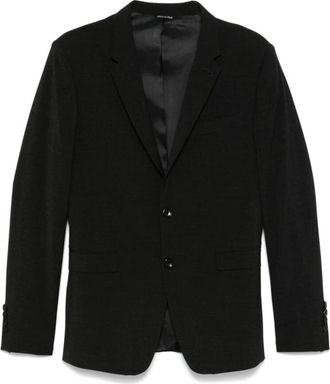 Reveres 1949 Antracietgrijze Jas met Inkeping Revers - Heren - Blazers - Grijs - L - Leer - Jassen