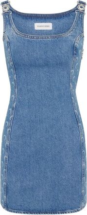 Marine Serre Moon Laser Mini Dress-Donna