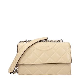 Tory Burch Tory Burch Beige Leren Schoudertas