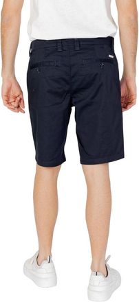 A|X Armani Exchange Cotton Blend Bermuda Shorts - Navy