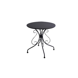 Vacchetti Vacchetti - Mesa Comedor Antracita &Oslash; 70 Cm H 72 Cm En Metal Mod. New Old