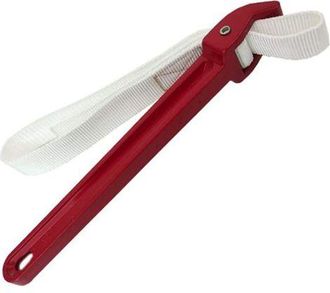 OEM Llave De Correa Para Filtro De Aceite - Mango Antideslizante Para Filtro De Aceite - Llave De Correa De Aluminio (roja)