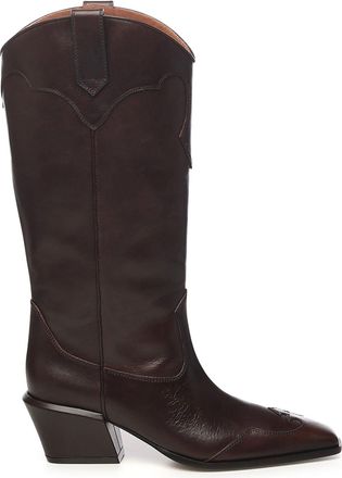 PARIS TEXAS Bettina Western Leather Boots
