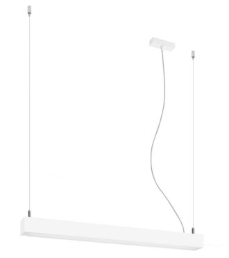 Thoro L&aacute;mpara de techo blanco aluminio 3000k alt. 150 cm
