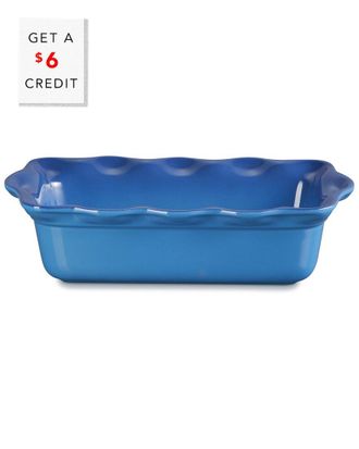 LE CREUSET Heritage Fluted Loaf Pan With $6 Credit