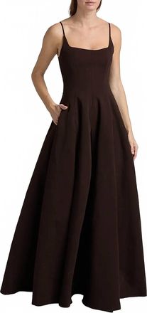 Staud Joy Maxi Dress In Earth