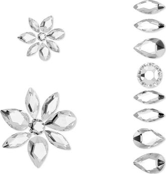 Swarovski Body Jewelry Set Crystal - Dames - Sieraden - Wit - ONE Size - Accessoires