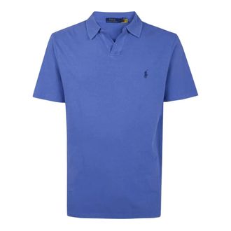 Ralph Lauren Polo Shirts, male, Blue, Size: XL Polo shirt with logo
