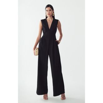 ST MRLO Aurora Jumpsuit in Black at Nordstrom, Size 12