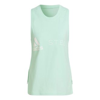 adidas (WMNS) adidas Sportswear Logo Tank Top Asia Sizing Green HD9130