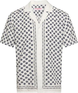 Orlebar Brown Maitan blouse met geometrische print - Wit
