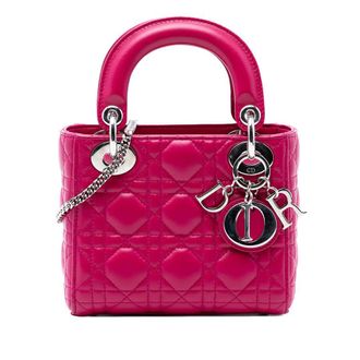 Dior Pre-owned Dior Mini Lambskin Cannage Lady Ladies M1U4V7JE5KPLBWLT