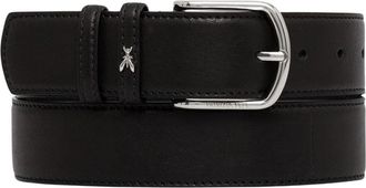 Patrizia Pepe Klassieke Leren Riem - Dames - Riemen - Zwart - XS - Leer - Accessoires