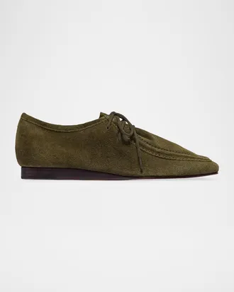 Bernardo Tate Suede Moccasins