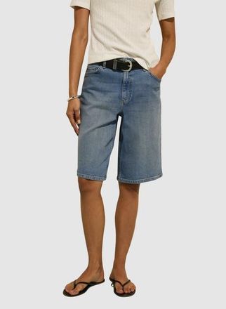 Baukjen Britney Stretch Denim Shorts in Light Indigo at Nordstrom, Size 14