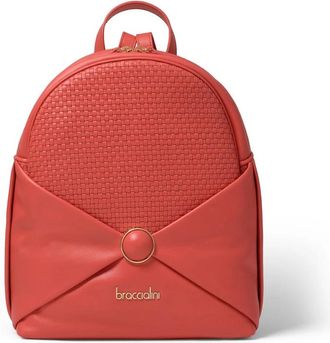 Braccialini Leren Rugzak - Dames - Rugzakken - Rood - ONE Size - Leer - Tassen