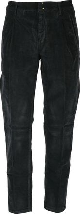 Incotex Velvet Stretch Trousers - Black