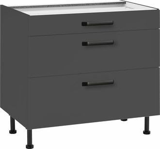 Wiho Küchen Unterschrank »Simi« Soft-Close-Funktion in Schubkästen und Auszügen, verstellbare Füsse