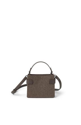 Brunello Cucinelli Small Top-Handle Essence bag in Brown at Nordstrom