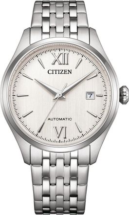 Citizen Mechanical Automatic White Dial Mens Watch NJ0240-55A