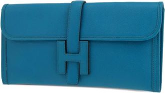 Hermès Clutch Jige - Blu