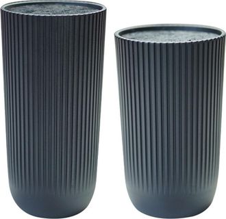 OEM Bloque Para Cuchillos De Cocina, Bloque Universal Negro Con Cerdas, Bloques Redondos Extra&iacute;bles, Capacidad Para 10 Cuchillos De Cocina De Todo Tipo, 2