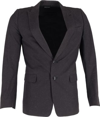 Dries Van Noten single-breasted blazer van zwarte wol