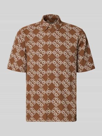 Only & Sons Regular Fit Freizeithemd aus reiner Baumwolle Modell JOHNSON in Dunkelrot, Gr&ouml;&szlig;e XXL