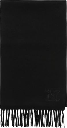 Max Mara Wol sjaal - Dames - Wintersjaals - Zwart - ONE Size - Wol - Accessoires