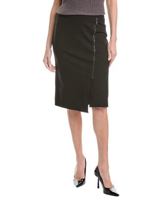 Nicole Miller Solid Skirt