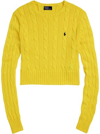 Polo Ralph Lauren Polo Pony-embroidered jumper - Yellow