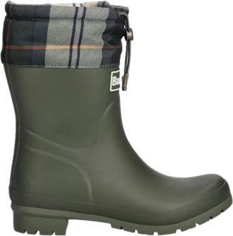 Barbour Mowbray Wellington Laars - Dames - Regenlaarzen - Groen - 39 EU - Leer - Schoenen