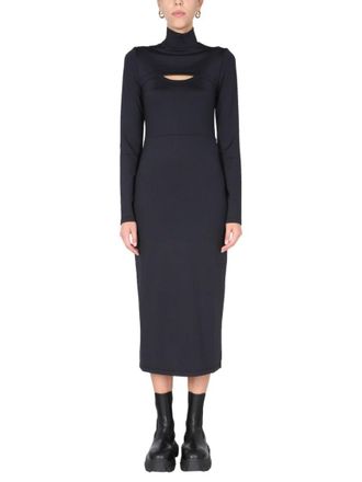 AMBUSH Polo Neck Midi Dress