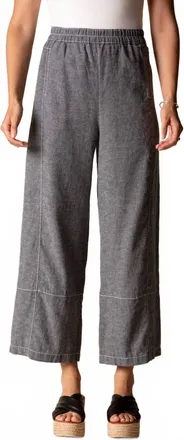 Habitat Contrast Seams Crop Pant In Black