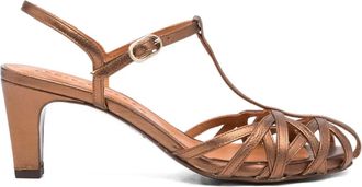 Chie Mihara Keiko 70mm pumps met geweven bandje - Bruin