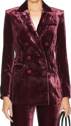 Veronica Beard Ellette Dickey Jacket In Wine