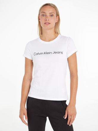 Calvin Klein Jeans T-Shirt »CORE INSTIT LOGO SLIM FIT TEE« mit CK-Logoschriftzug