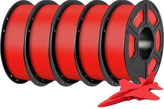 OEM Filamento Pla, 5 Kg, Ecol&oacute;gico, 5 Kg Rojo