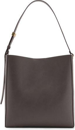 Mango Faux Leather Shopper Bag in Grey at Nordstrom
