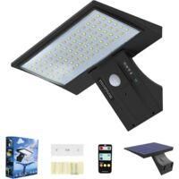 OEM L&aacute;mpara Solar Exterior, Sensor De Movimiento De 2600 Mah, Resistente Al Agua, Inal&aacute;mbrica, Para Jard&iacute;n. Bater&iacute;a Reemplazable - Crezuo