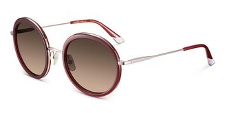 Etnia Barcelona Beverly Hills 2 PGBX Womens Sunglasses Burgundy Size 55