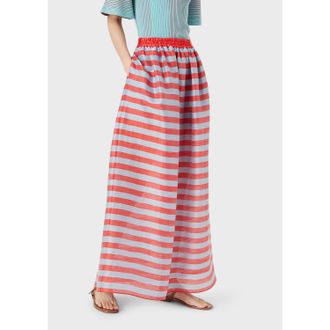 Emporio Armani Womens Skirt in Multi colour - Multicolour - Size 10 UK