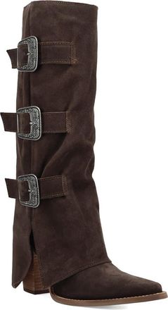 Dingo Buckle Bunny Knee High Western Boot in Brown at Nordstrom, Size 7.5